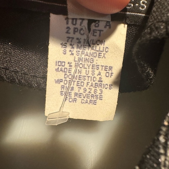 Alex Evenings Black and Silver Blazer with Intricate Pattern - Picture 6 of 13